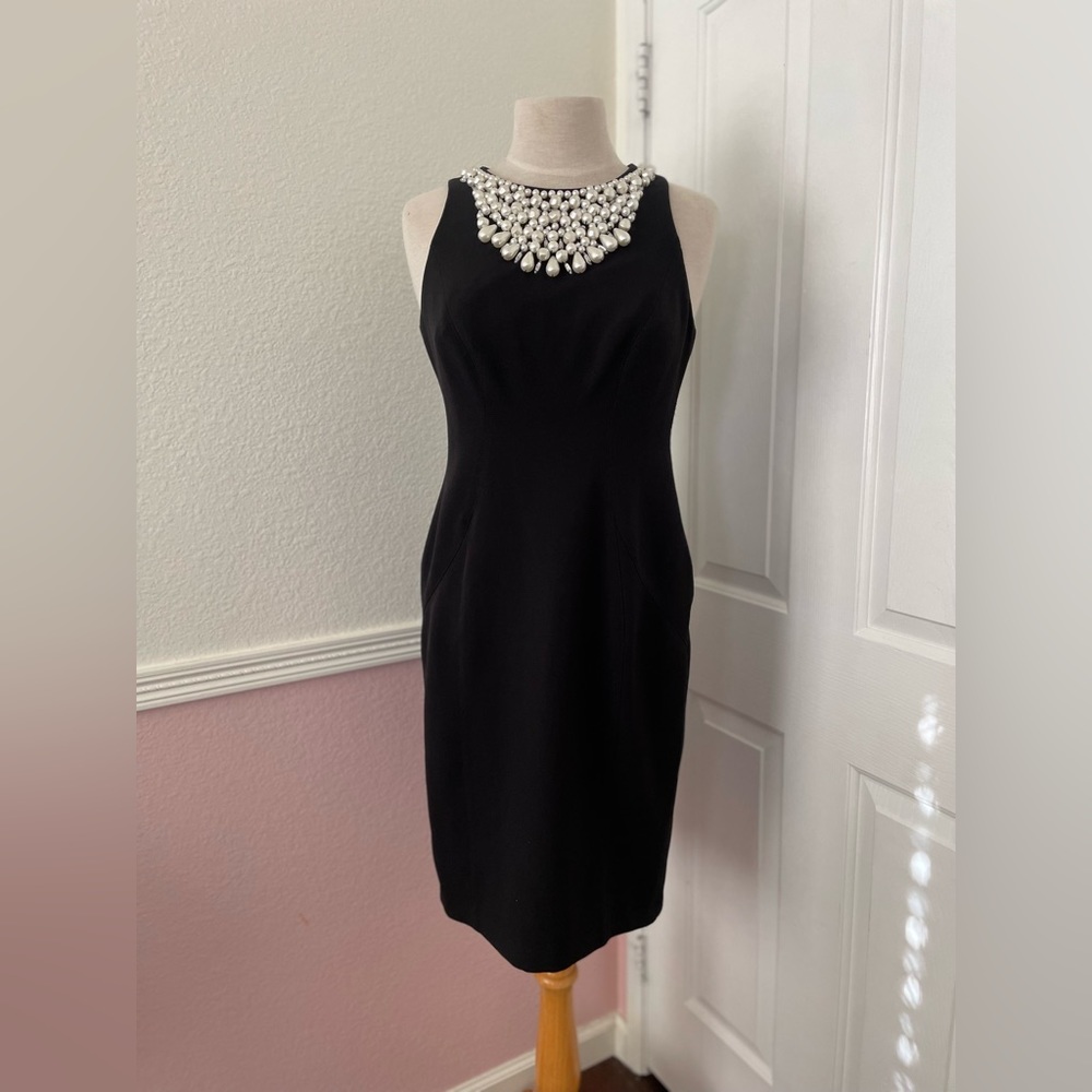 Alfani dress knee length with decorated neck line